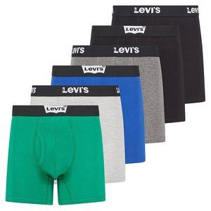 NEW Levi's Mens Boxer Briefs Mens Underwear 6 Pack Breathable Cotton Boxers for